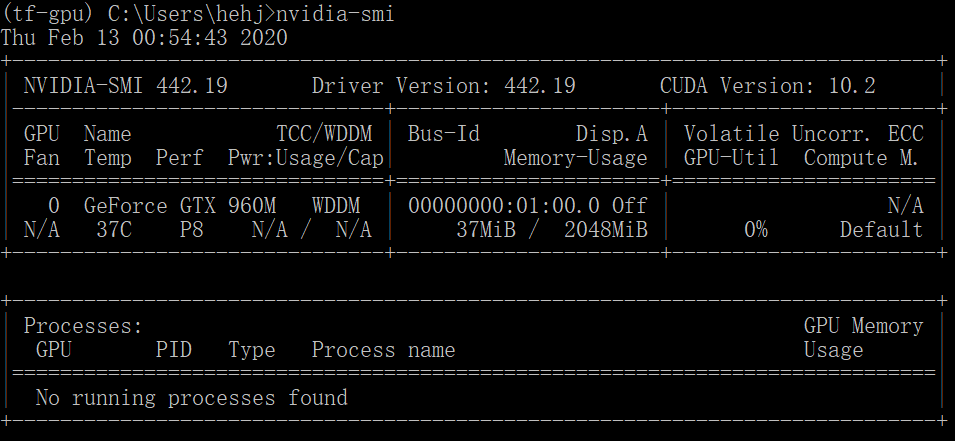 nvidia-smi